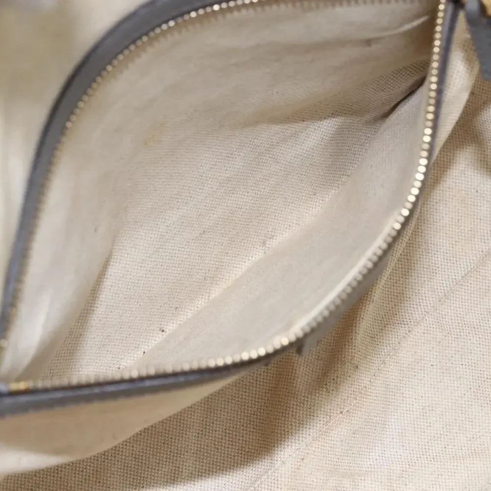 Gucci Leather Tote Bag Gray